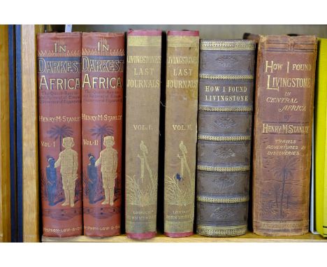 Stanley (Henry M.). In Darkest Africa or the Quest, Rescue and Retreat of Emin Governor of Equatoria, 2 volumes, 1st edition,