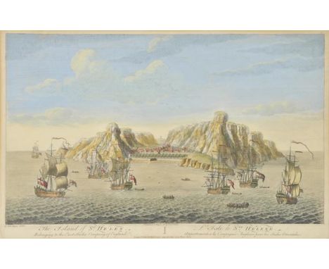 *St. Helena. The Island of St. Helen belonging to the East India Company of England published Robert Sayer, circa 1760, engra