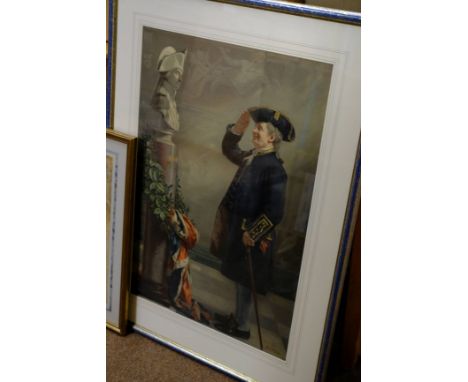 *Pollard (Robert). To the Right Honorable Earl St. Vincent, K.B. &c. &c. This print representing the destruction of the whole