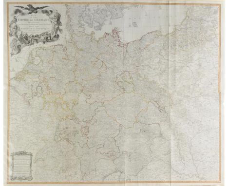 Germany. Delarochette (Louis Stanislas D'Arcy), Map of the Empire of Germany including all the states comprehended under that