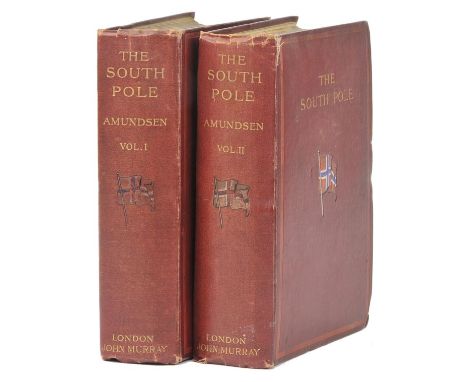 Amundsen (Roald). The South Pole. An Account of the Norwegian Antarctic Expedition in the "Fram," 1910-1912, translated from 
