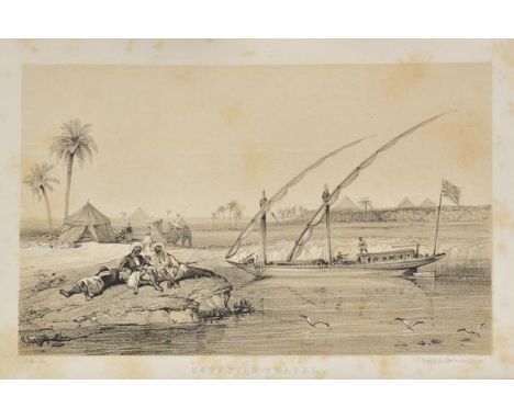 Warburton (Eliot). The Crescent and the Cross; or, Romance and Realities of Eastern Travel, 2 volumes, 1st edition, 1845, tin