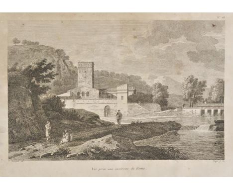 Bourgeois (Charles). [Recueil de vues et fabriques pittoresques d'Italie], circa 1810, lacking title and preliminaries, 175 u