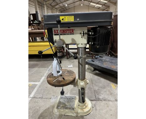 An Axminster tools pillar drill