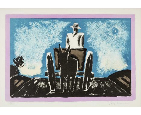 ‡ JOSEF HERMAN OBE RA (Polish, lived / worked Wales 1911-2000) limited edition (22/100) lithograph - entitled verso 'The Firs