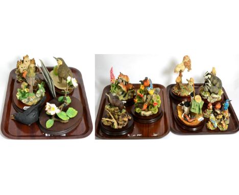 Border Fine Arts Society Models Comprising: 'A Long Day Ahead', model No. SOC9, 'A Watchful Eye', Model no. SOC8, 'After the 