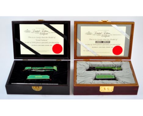 A Bachmann Branch-Line 00 gauge limited edition locomotive and tender, 4-6-0, Lord Nelson, 850, No 2143 of the third limited 