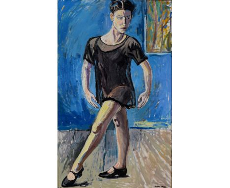 Jason Sovereign Bratby, a portrait of Sue Hodson, oil on canvas, signed, 151 x 90 cm  See illustration