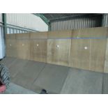 5x Free Standing Plywood Grainwall Sections 1.2m x 2.4m High