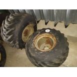 Pair of Goodyear Terra Tyres 38 x 20.00 16 on 6 Stud Wheels
