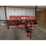 International Harvester 511 Cultivator Grain Drill with Harrows