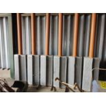 6x Homemade Vertical Grain Ventilators with 1x Electric Fan to Fit