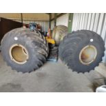 Pair of 66 x 43 25 on 8 Stud Centre Terra Tyres