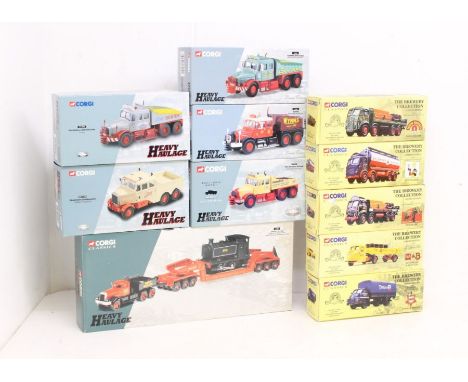 Corgi: A collection of assorted boxed Corgi Heavy Haulage and The Brewery Collection vehicles to comprise: 24301, 19702, 1520