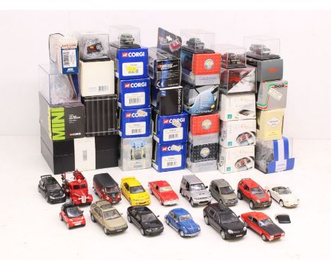 Diecast: A collection of assorted modern boxed diecast to include Corgi, Matchbox and many other examples. Most have been on 