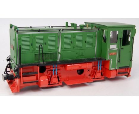 Accucraft Classic Series steel and brass model of the Schoema Viking 0-4-0 Isle of Man Diesel Locomotive, 1/20th scale, gauge