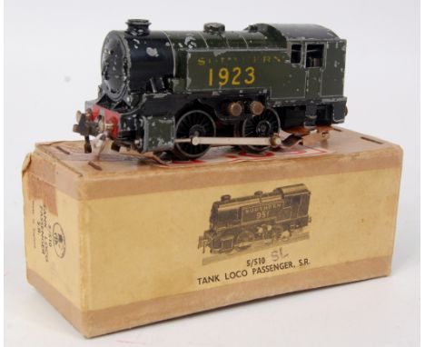 A Trix Twin Railway post war 5/510 SR passenger tank engine No. 1923, many chips to paintwork (F-BG)
