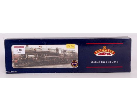 A Bachmann 32-176 "crab" 2-6-0 engine and tender with coal rails (G-BG)