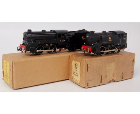 A Trix Twin Railway freelance 0-4-0 engine and tender BR black No. 31829 (G) sold in a 11.520 box (BG) together with a BR lin