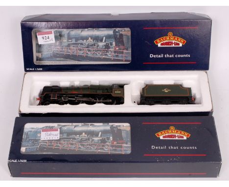 Bachmann 31-227 rebuilt Scot engine and tender 46162 'Queens Westminster Rifleman', and a similar 46159 'The Royal Airforce',