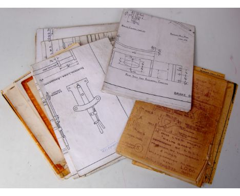 A set of drawings for a 5" gauge 0-6-0 tank engine "Butch" By Kennion Brothers, another set for a 3.5" 2-4-0 and tender, GER 