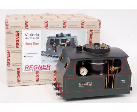 Regner Models 0-4-0 Plynlimon & Hafan "Victoria" Tram, gas fired example comprising of central housed boiler fitted with pres