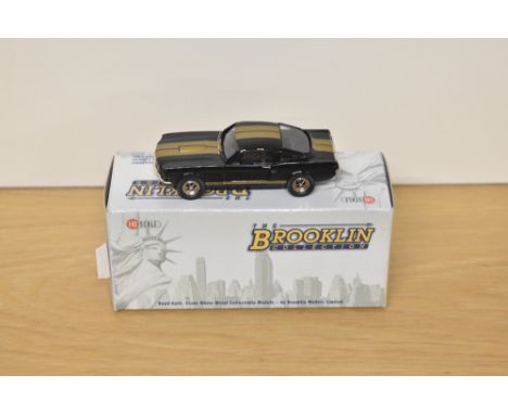 A Brooklin Models The Brooklin Collection 1:43 scale die-cast, BRK 124x (BRK F-S 09) 1966 Ford Mustang GT 350-H, black, limit