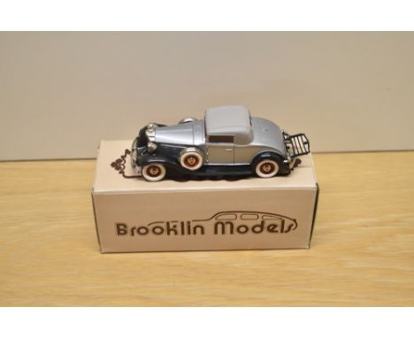 A Brooklin Models 1:43 scale die-cast, No 6 Packard Light 8, in original box with inner packaging, appears unused