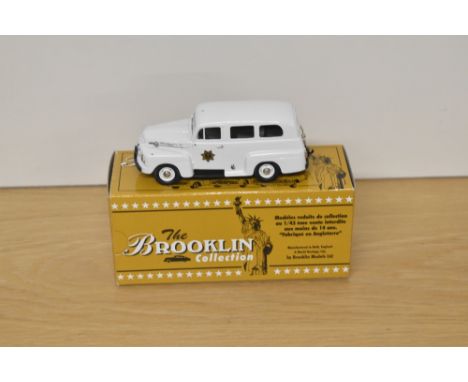 A Brooklin Models The Brooklin Collection 1:43 scale die-cast, BRK 42B 1952 Ford F-1 Ranger Colorado State Police, in origina