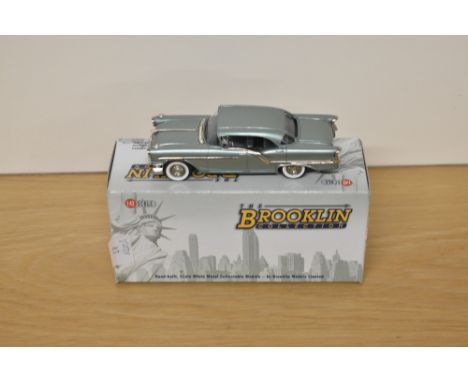 A Brooklin Models The Brooklin Collection 1:43 scale die-cast, BRK 163 1957 Oldsmobile Super Eighty-Eight 4-Door Holiday, jad