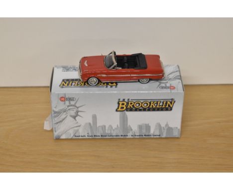 A Brooklin Models The Brooklin Collection 1:43 scale die-cast, BRK 112 1963 Ford Falcon Futura Sports Convertible, top down, 