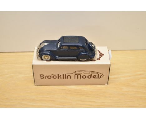 A Brooklin Models 1:43 scale die-cast, No 7 1934 Chrysler Arrow, in original box with inner packaging, appears unused