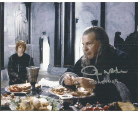John Noble signed 10x8 colour photo. Australian actor and theatre director. Seen here as Denethor in Lord of the Rings. Good 