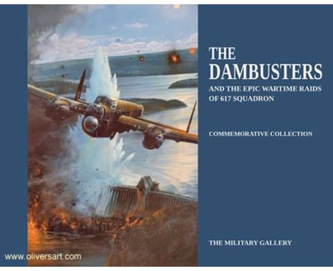 The Dambusters Multisigned Military Gallery Commemorative Edition Book and Print Coup De Grace. Limited edition book signed b