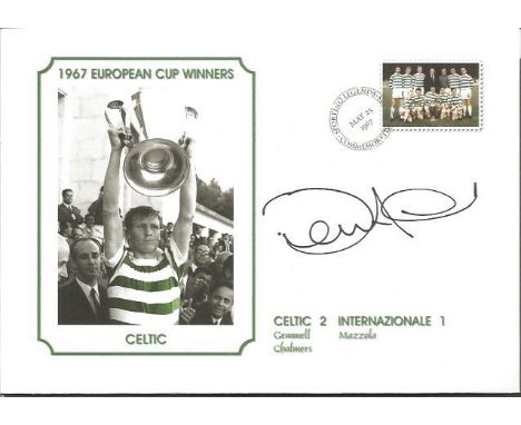Signed Commemorative Cover, Celtic 1967, A Superbly Produced Modern Cover Depicting The 1967 European Cup Final Between Celti