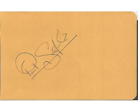 Paul Scofield signed album page with 10x8 colour photo. 21 January 1922 19 March 2008 was an English actor of stage and scree