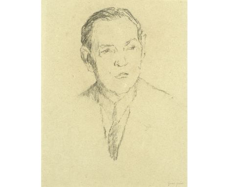 Gwen John (British, 1876-1939)Portrait of a Gentleman stamped with estate stamp 'Gwen John' (lower right)charcoal22.5 x 17.5c