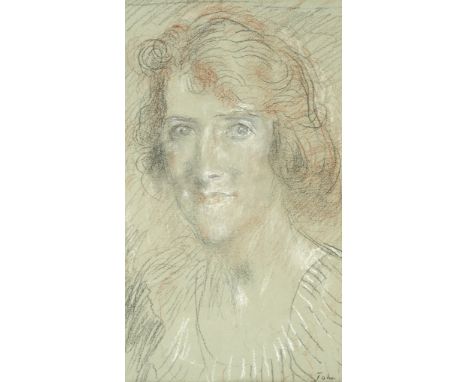 Augustus Edwin John O.M., R.A. (British, 1878-1961)Portrait of Dr. Marie Stopes signed and dated 'John/1949' (lower right), t