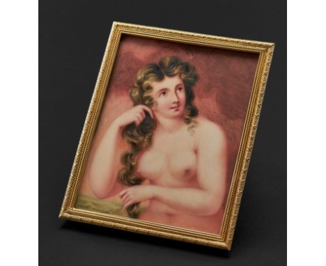 Venus nach Tizian Sign. H. Harding. 1822. 11,5 x 9 cm Gl/R.