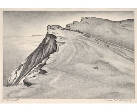 Alexander Kanoldt. 1881 Karlsruhe - 1939 Berlin. Sign. 1927 dat. 29. Exemplar, bet. 'Hiddensee II'. Lithographie. Bildgr. 30,