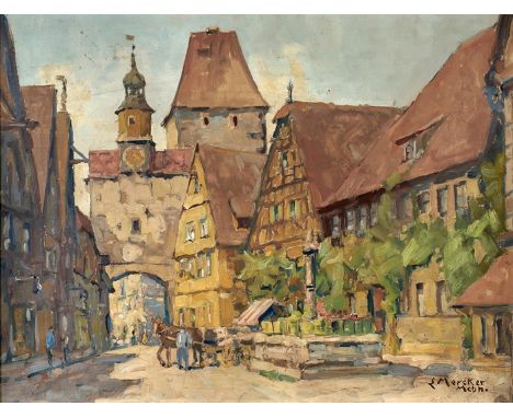 Erich Mercker. 1891 Zabern/Elsaß - 1973 München. Studierte in München und Berlin. Ab 1906 in München. Seit 1921 Mitglied der 