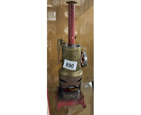 Early 20c German upright steam engine
