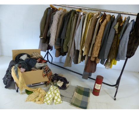 Large collection of vintage clothing and accessories