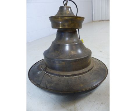 Vintage brass lamp shade