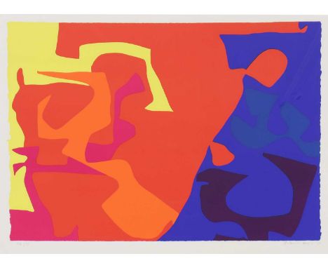 *Patrick Heron (1920-1999)'January 1973:5'screenprint in colours, signed and dated 'Patrick Heron 73' in pencil l.l. and numb