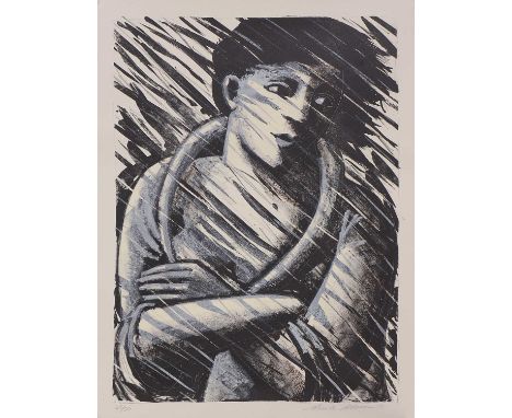 *Anita Klein (b.1960)'The Storm'lithograph in colours, signed and dated 'Anita Klein 15' l.r. and numbered 48/50 in pencil60.