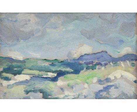 Samuel John Peploe RSA (1871-1935) 'Barra' oil on board16.5 x 24cmProvenance: With Aitken Dott &amp; Son, Edinburgh, No. 9467