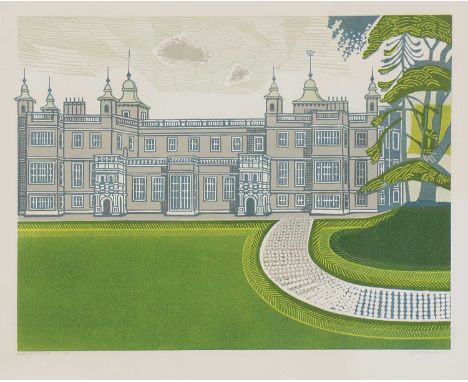 *Edward Bawden RA (1903-1989)'Audley End House'linocut in colours, with Christie's Contemporary Art blind stamp, signed and d