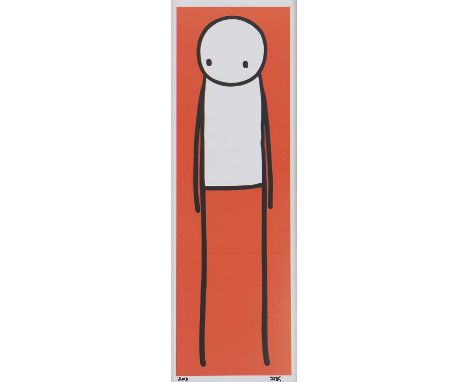 *Stik (b.1979)Standing Figure (red), 2013offset lithograph in colours, signed 'STIK' in pen l.r. and dated 2013 l.l., on wove