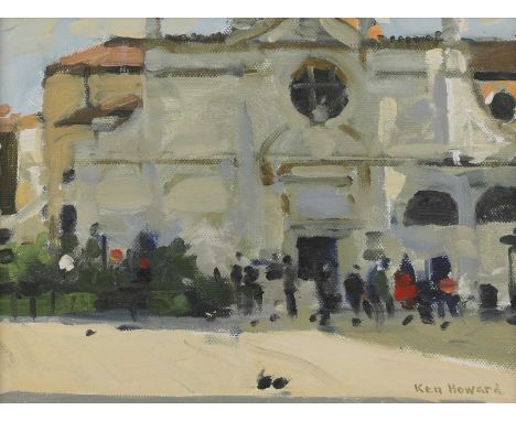*Ken Howard RA (b.1932)Campo Santa Maria Formosa, Venicesigned 'Ken Howard' l.r., oil on canvas board19.5 x 24.5cm*Artist's R